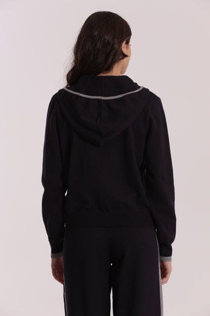 FELPA IN MAGLIA BICOLOR