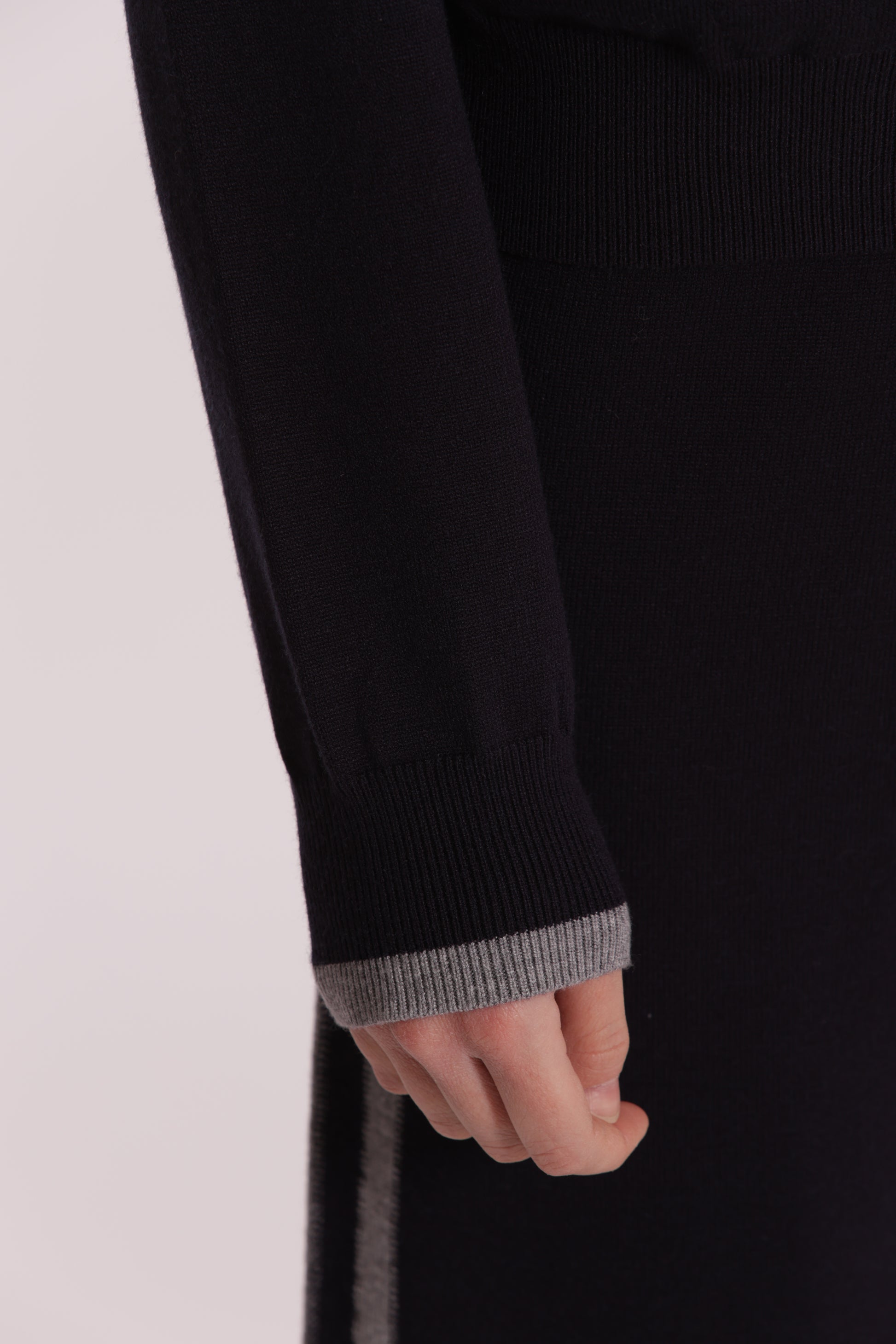 FELPA IN MAGLIA BICOLOR