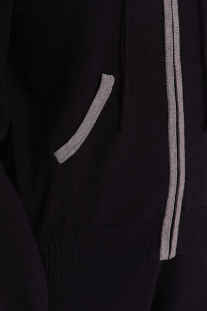 FELPA IN MAGLIA BICOLOR