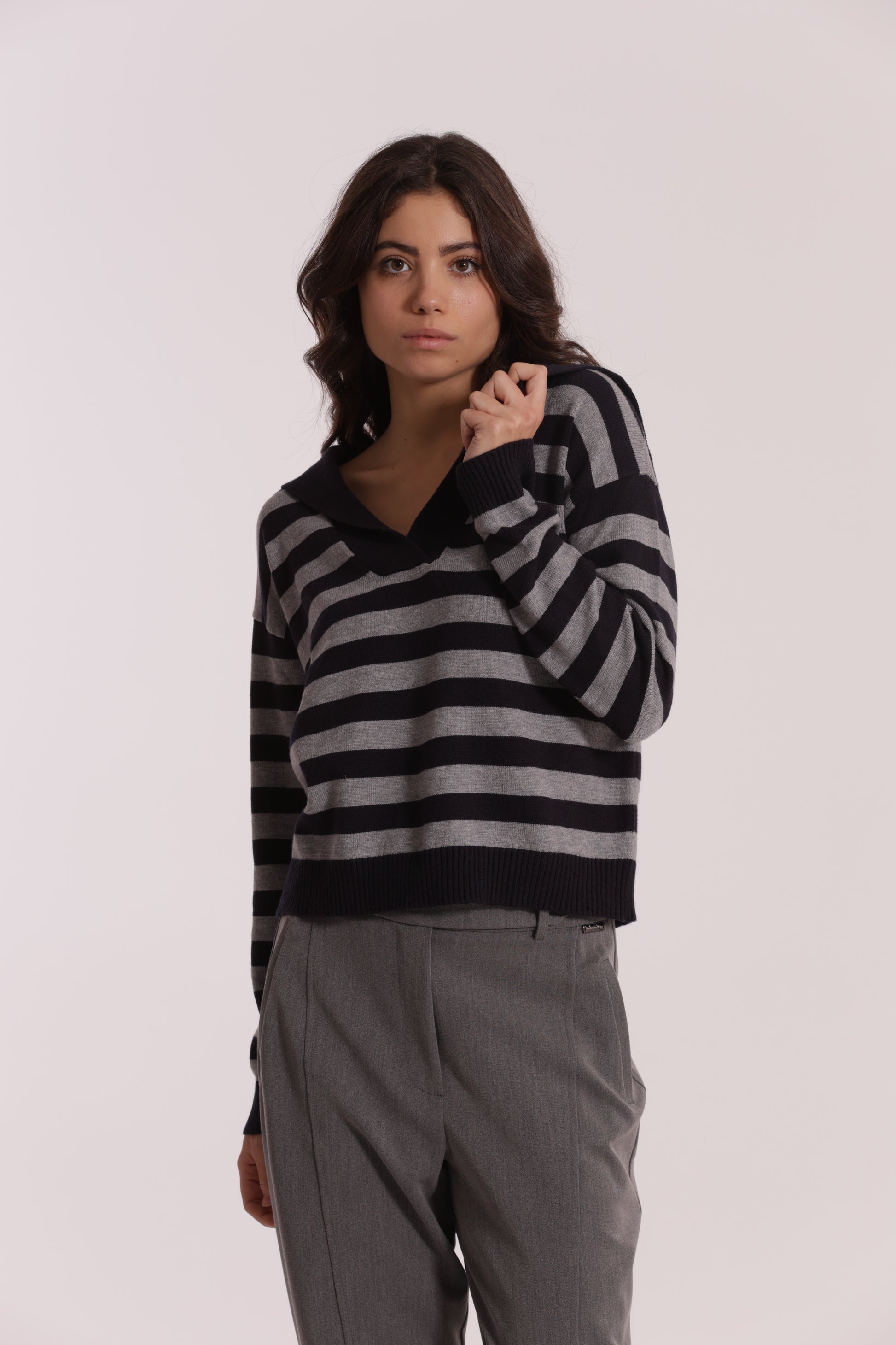 MAGLIA POLO A RIGHE