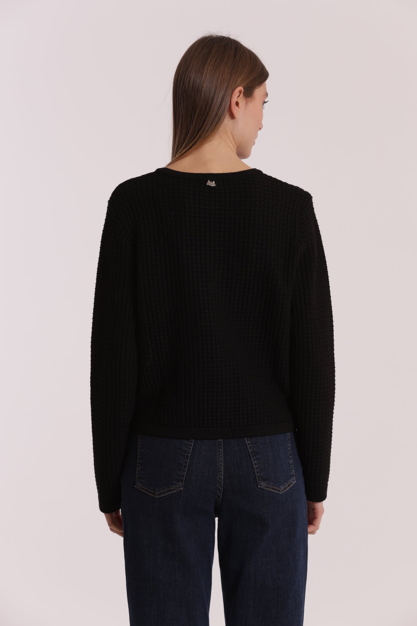MAGLIA CARDIGAN NIDO D'APE