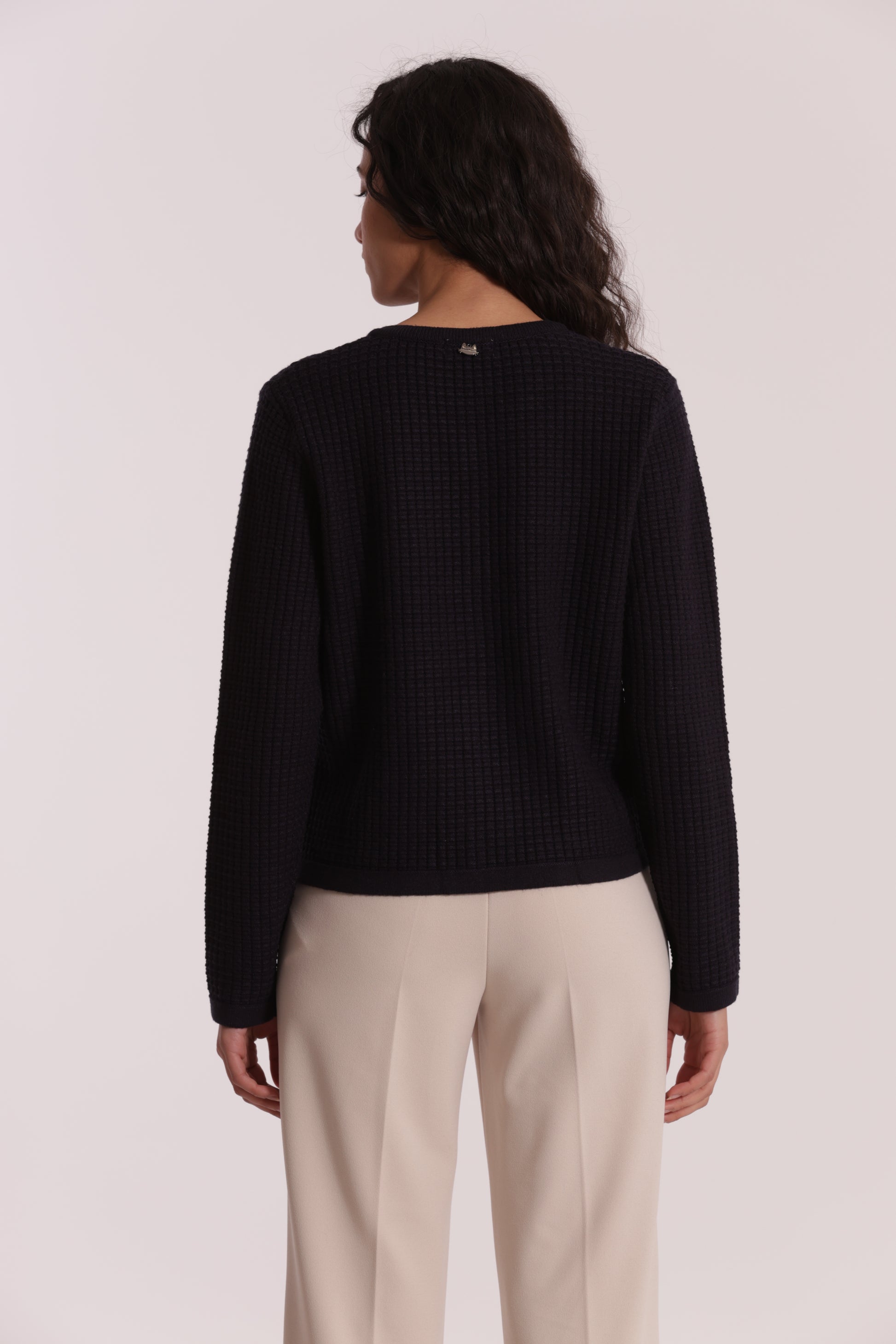 MAGLIA CARDIGAN NIDO D'APE