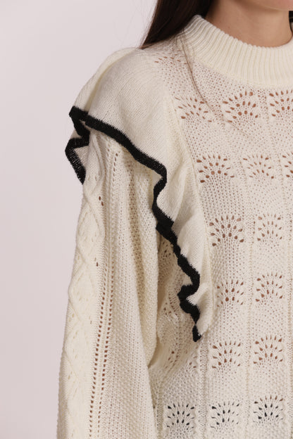 MAGLIA CON ROUGE BICOLOR
