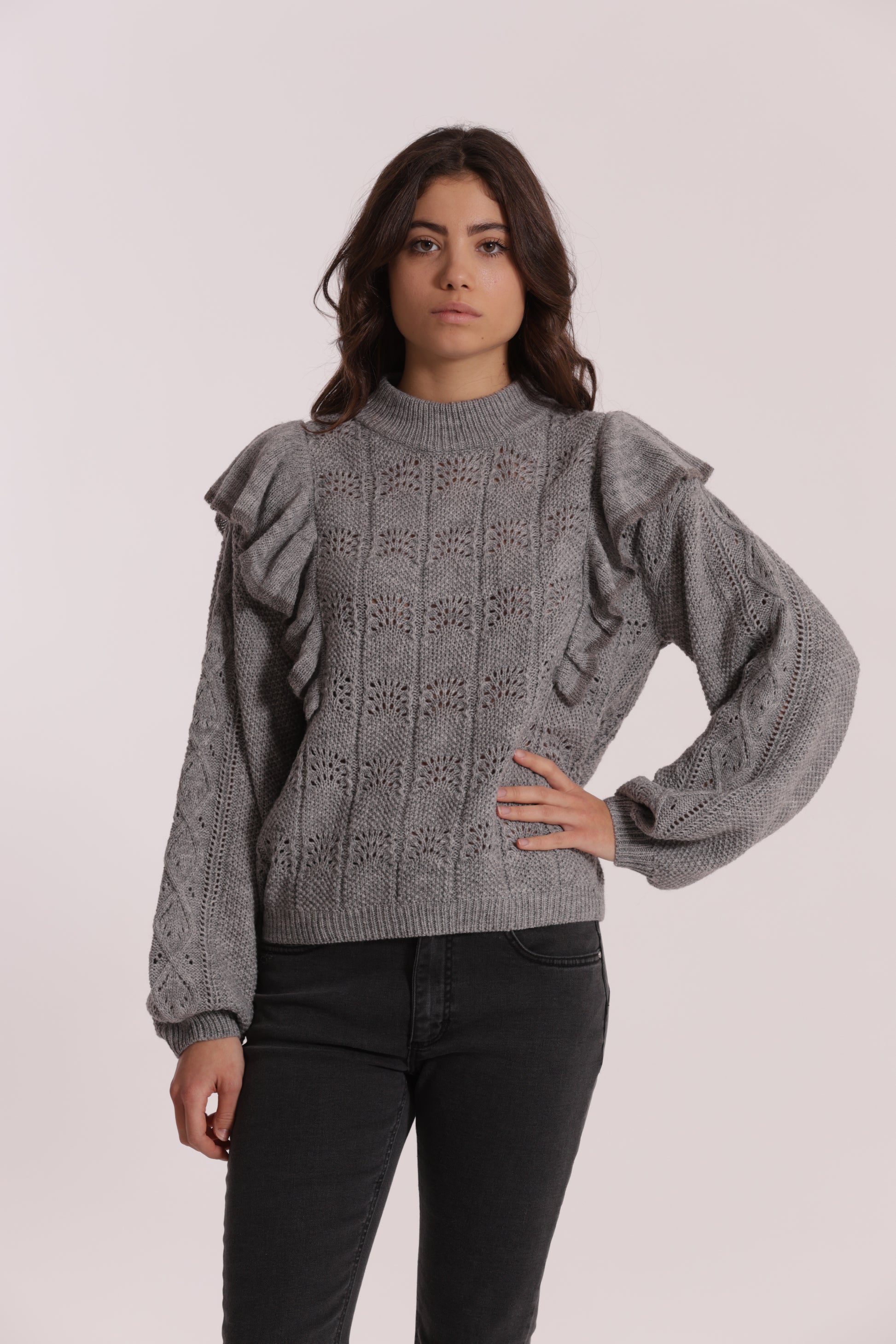 MAGLIA CON ROUGE BICOLOR