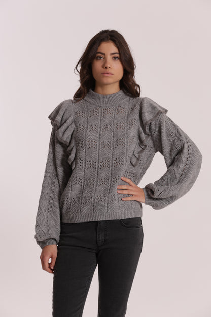 MAGLIA CON ROUGE BICOLOR