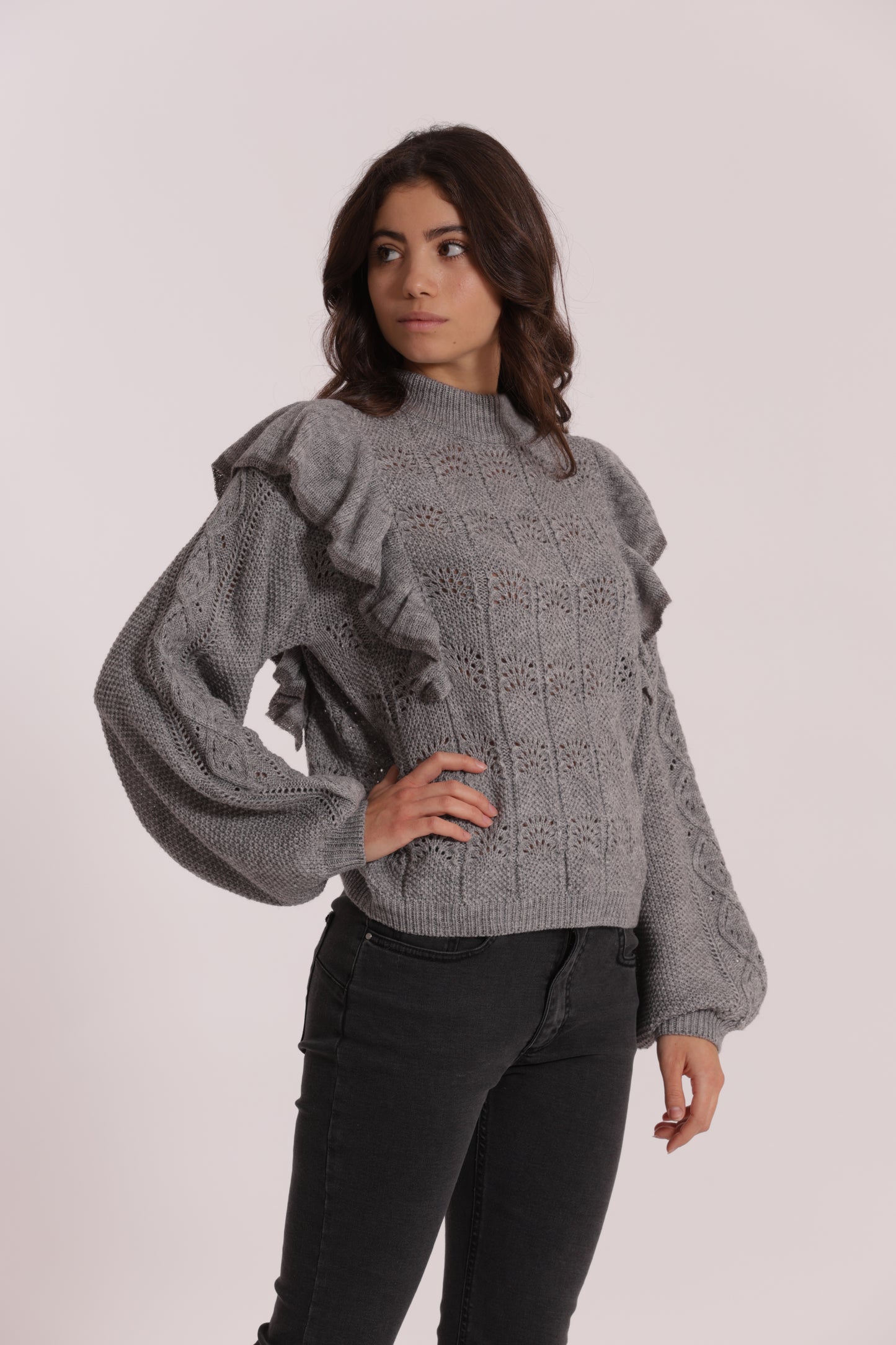MAGLIA CON ROUGE BICOLOR