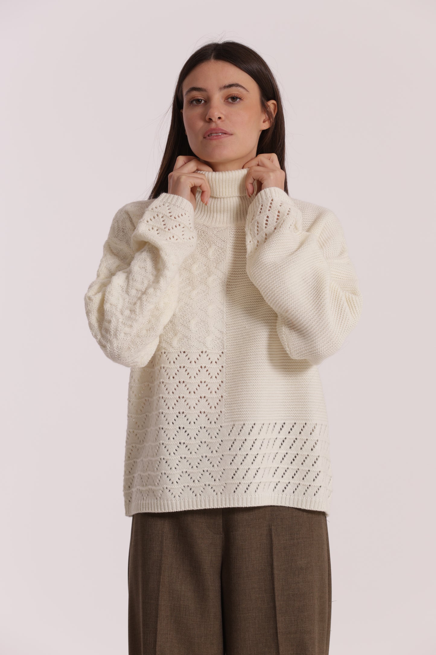 MAGLIA DOLCEVITA LAVORATO