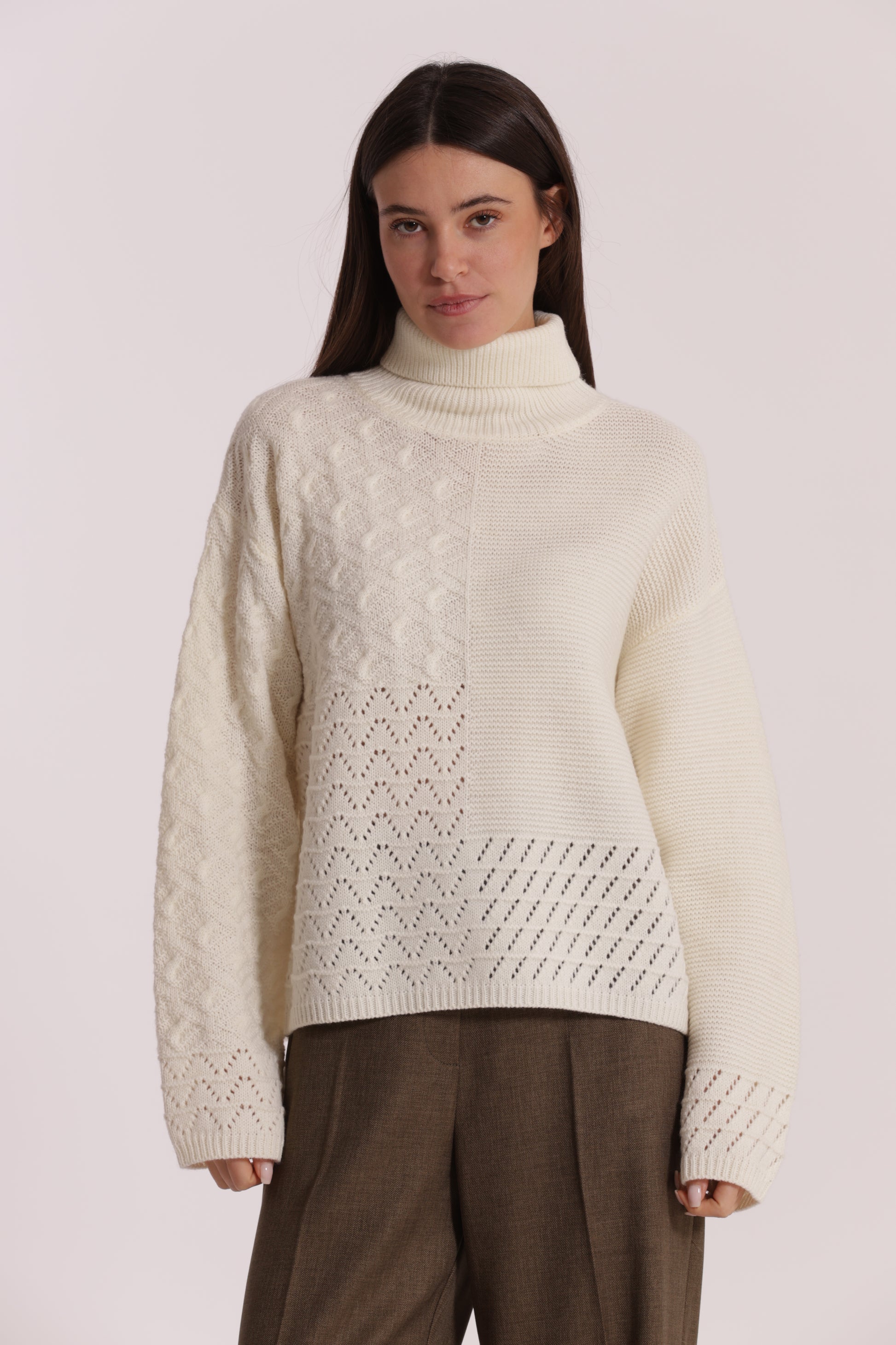 MAGLIA DOLCEVITA LAVORATO