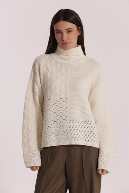 MAGLIA DOLCEVITA LAVORATO