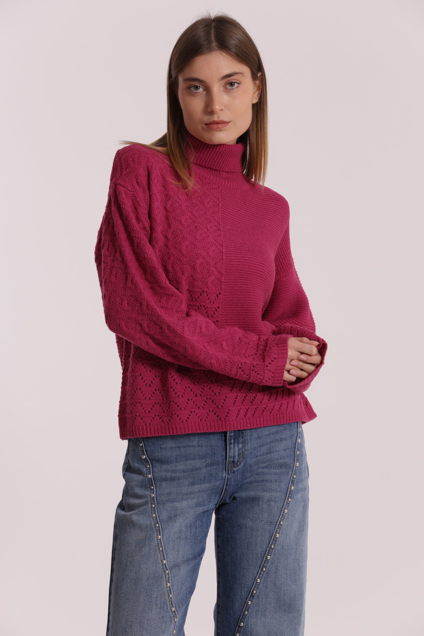 MAGLIA DOLCEVITA LAVORATO