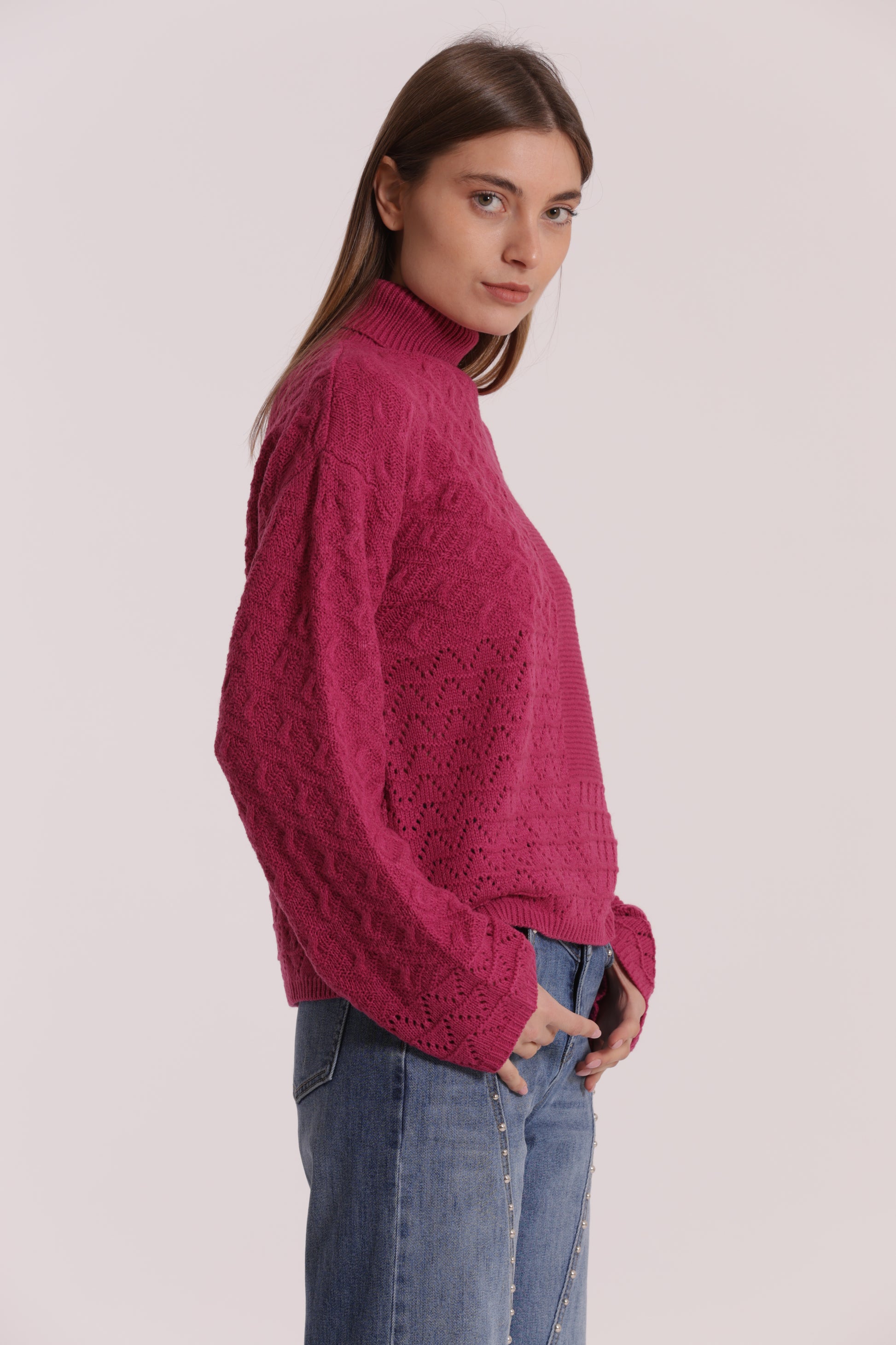 MAGLIA DOLCEVITA LAVORATO