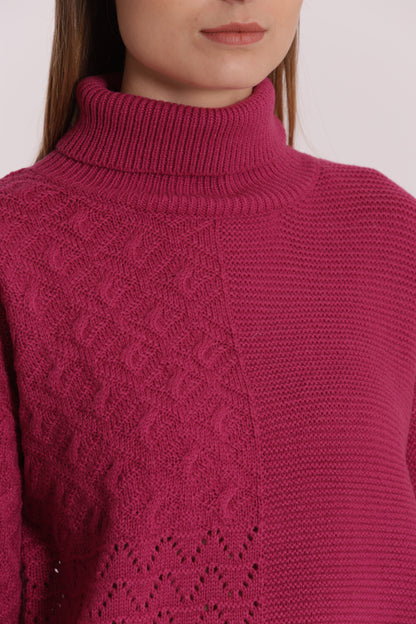 MAGLIA DOLCEVITA LAVORATO