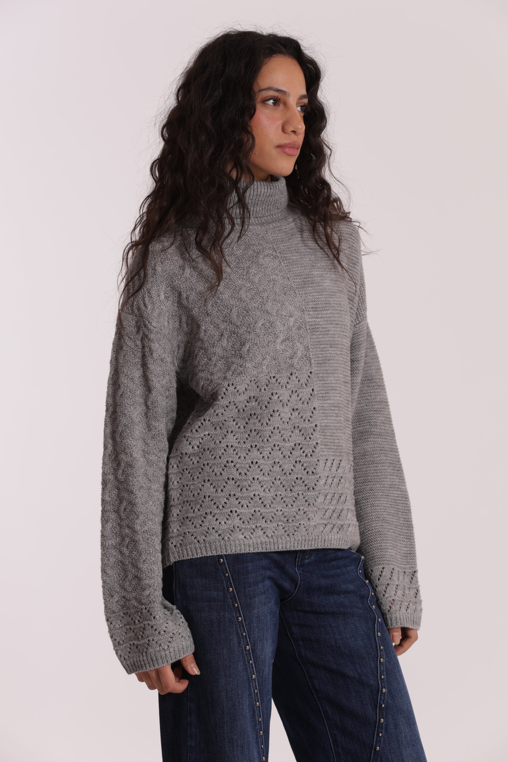 MAGLIA DOLCEVITA LAVORATO