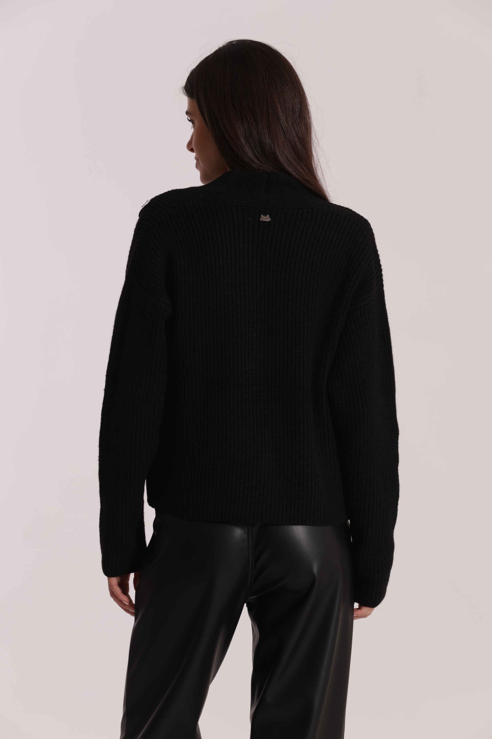 MAGLIA CARDIGAN CON STRASS