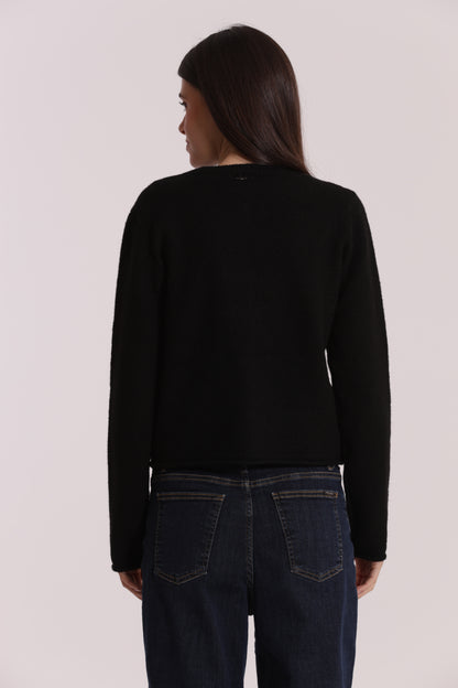 MAGLIA CARDIGAN CON TASCHINO