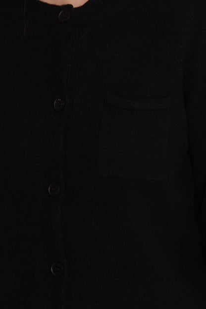 MAGLIA CARDIGAN CON TASCHINO