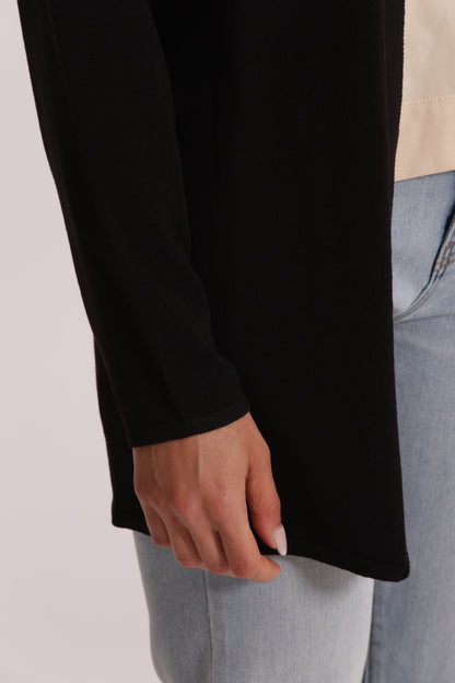 CARDIGAN IN MAGLIA APERTO LISCIO