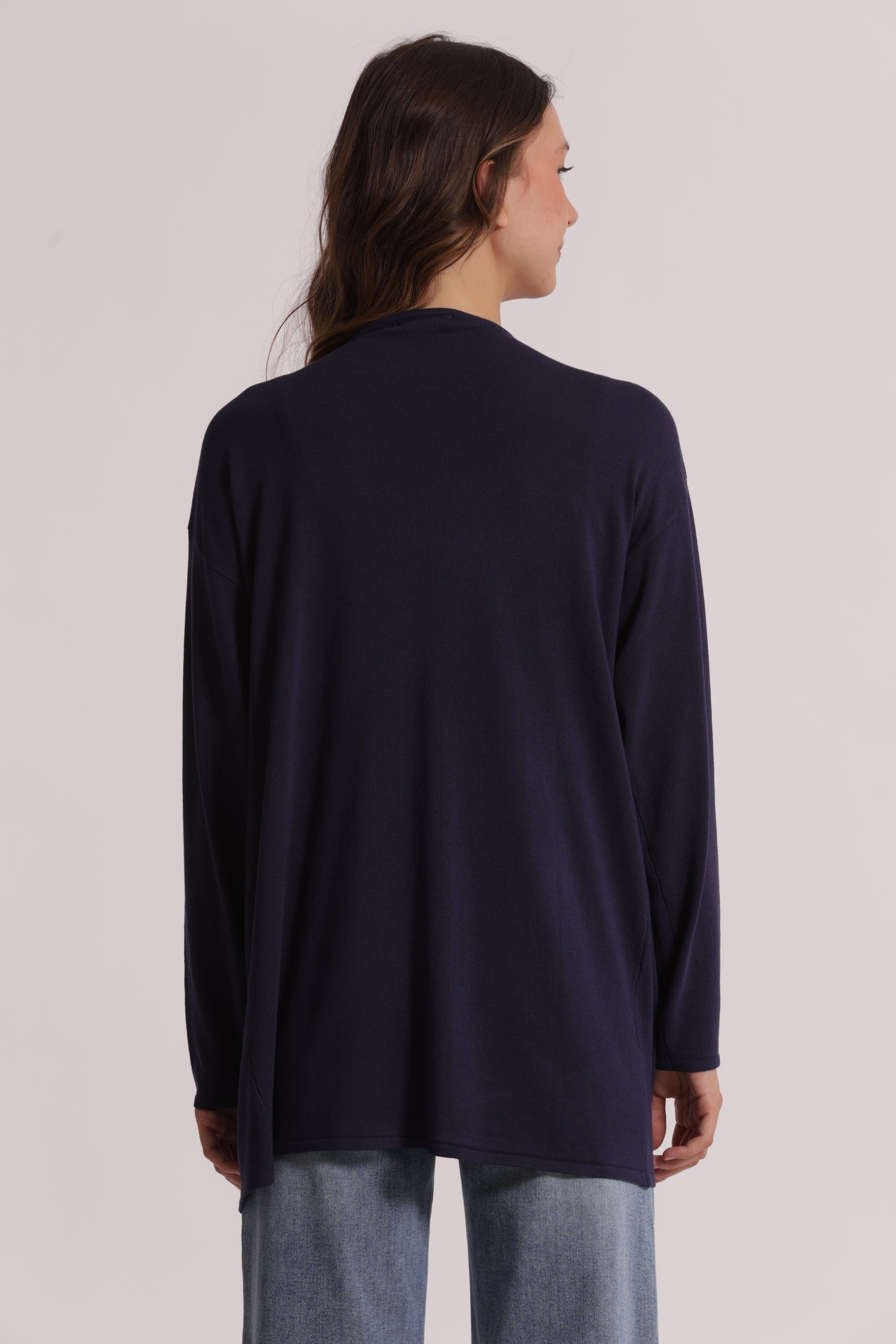 CARDIGAN IN MAGLIA APERTO LISCIO