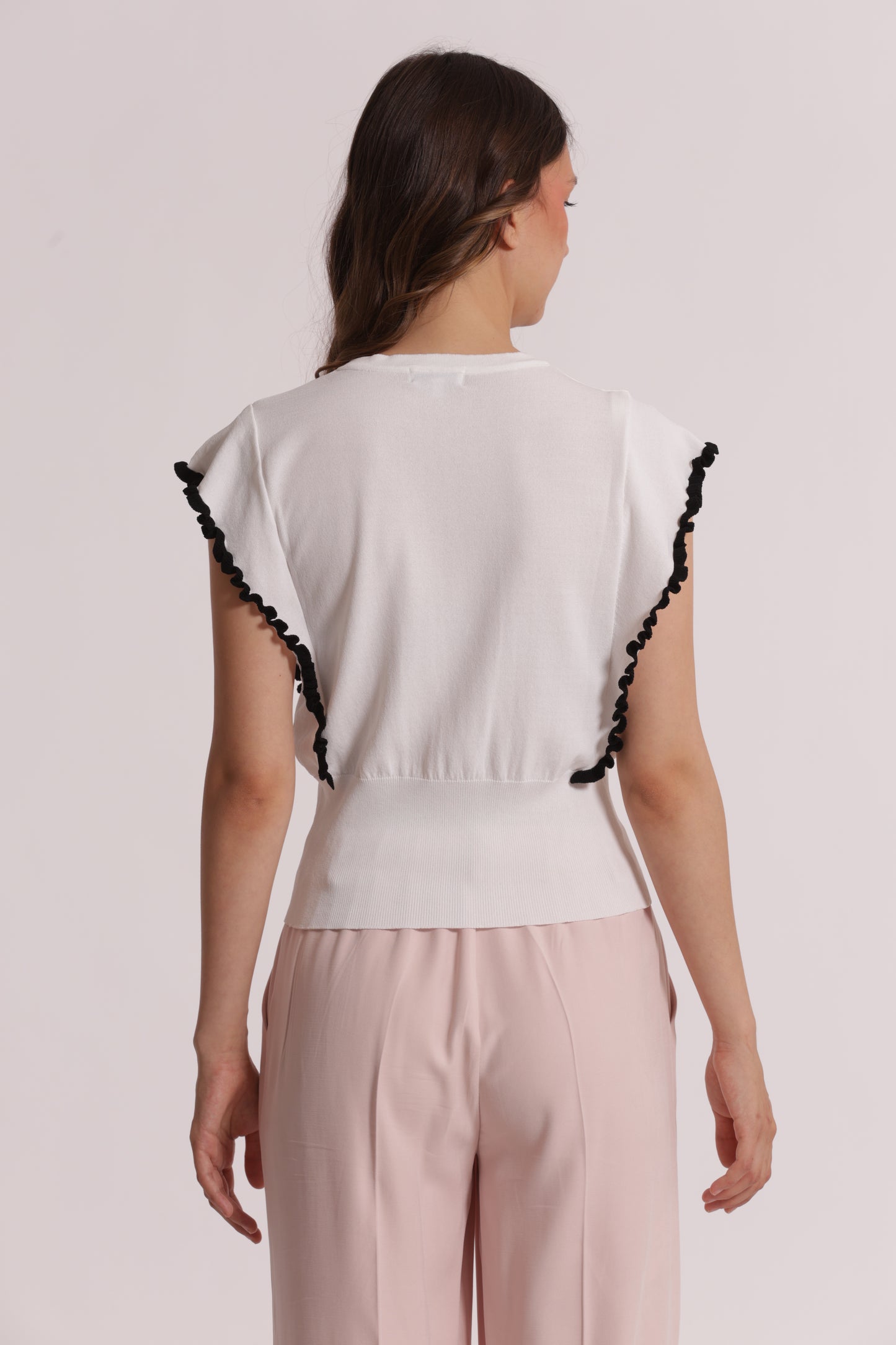 MAGLIA CON MANICHE VOULANT