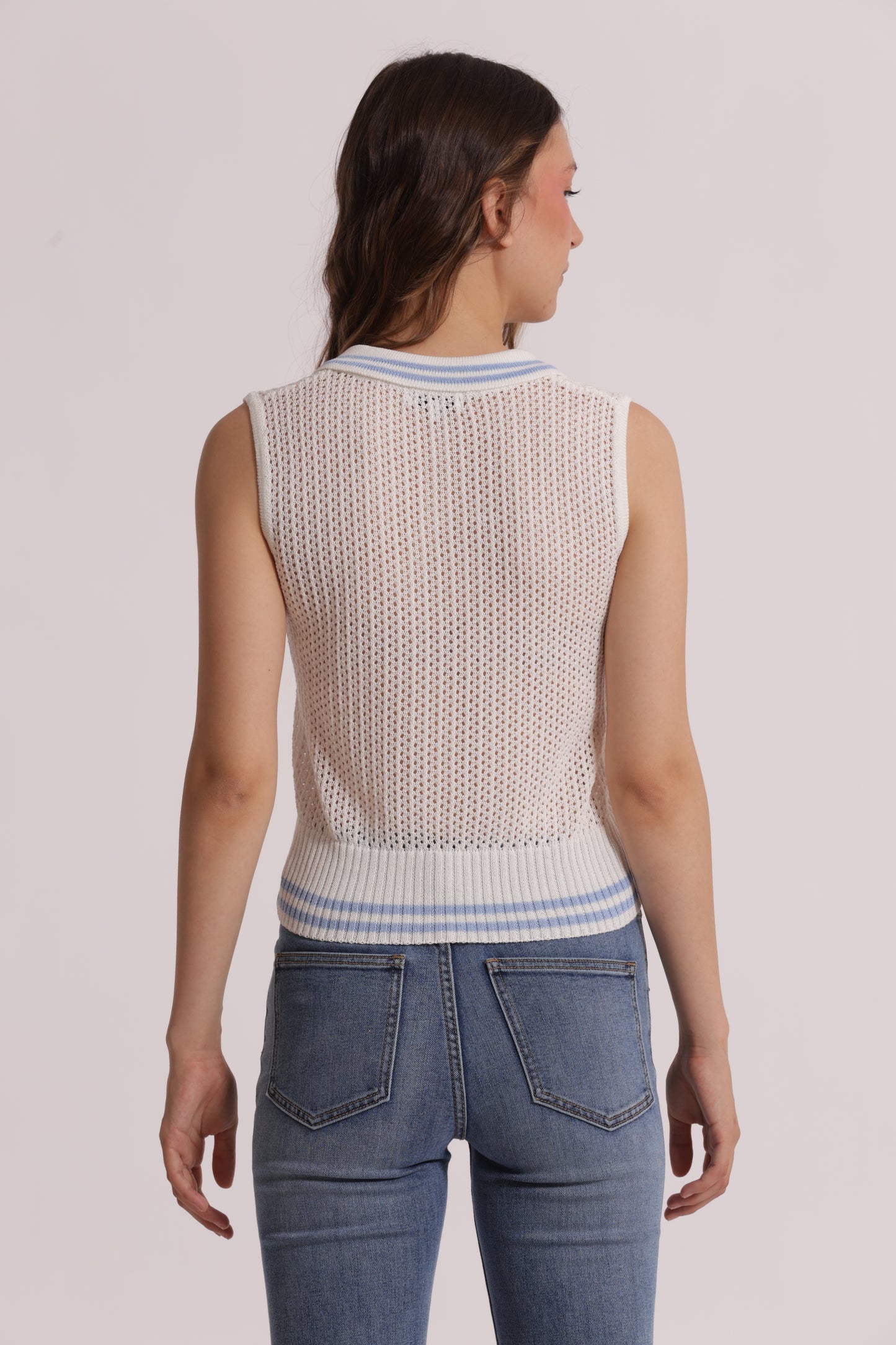 TOP IN MAGLIA CROCHET