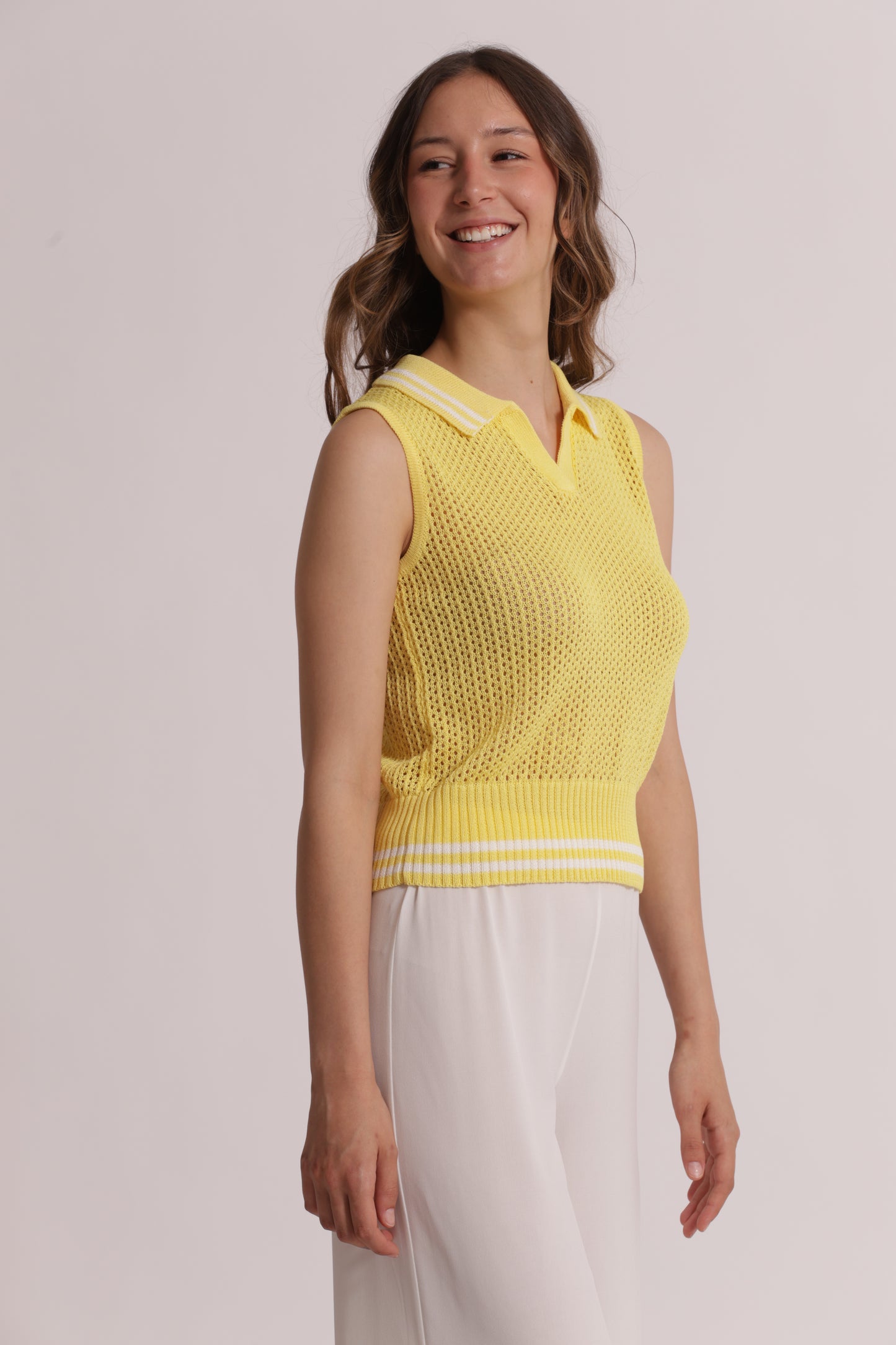 TOP IN MAGLIA CROCHET