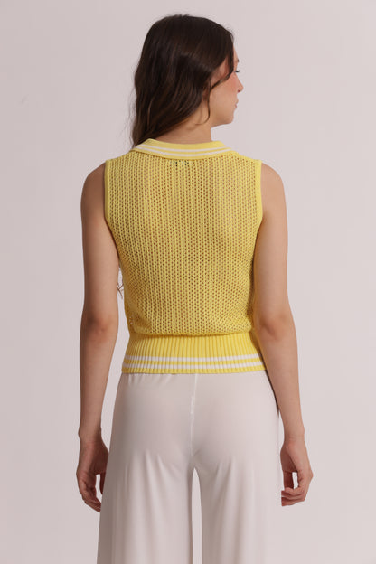 TOP IN MAGLIA CROCHET
