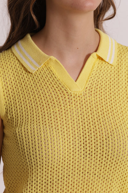TOP IN MAGLIA CROCHET
