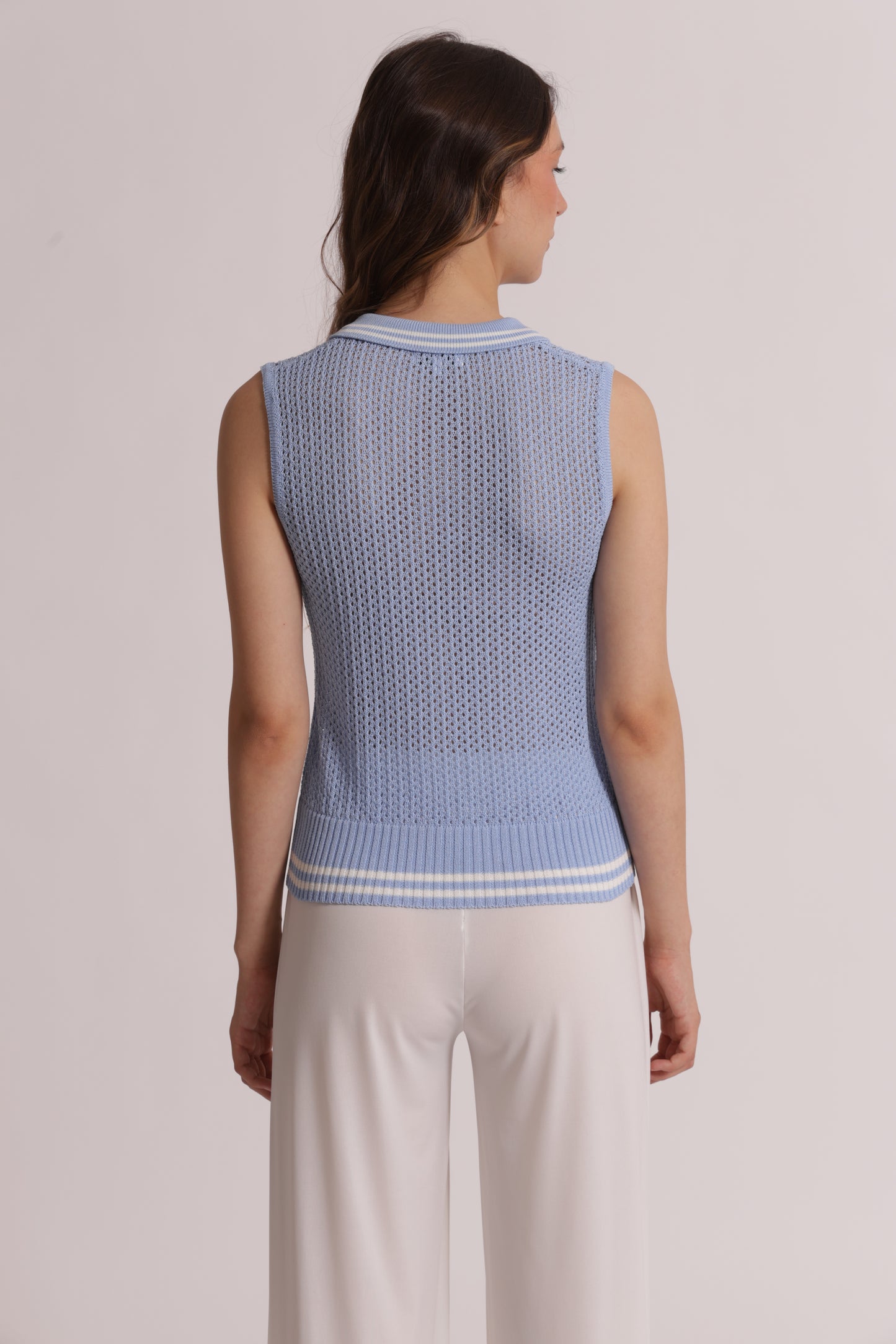 TOP IN MAGLIA CROCHET