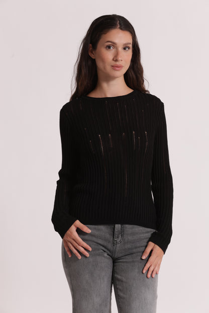 MAGLIA CON DETTAGLI SMAGLIATI