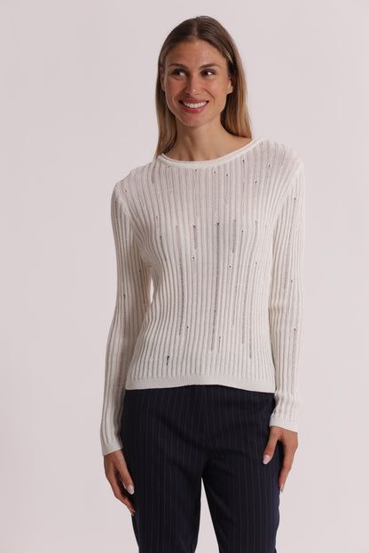 MAGLIA CON DETTAGLI SMAGLIATI