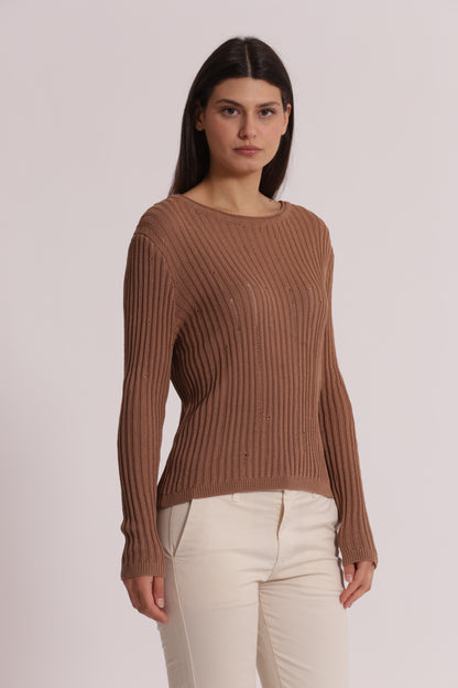 MAGLIA CON DETTAGLI SMAGLIATI