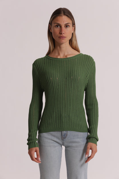 MAGLIA CON DETTAGLI SMAGLIATI