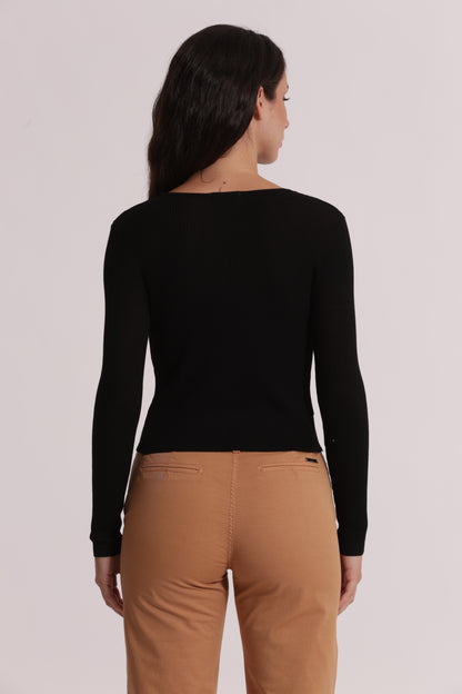 CARDIGAN IN MAGLIA DOPPIA ABBOTTONATURA