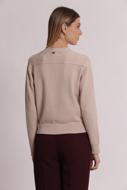 MAGLIA CARDIGAN CON TASCHE
