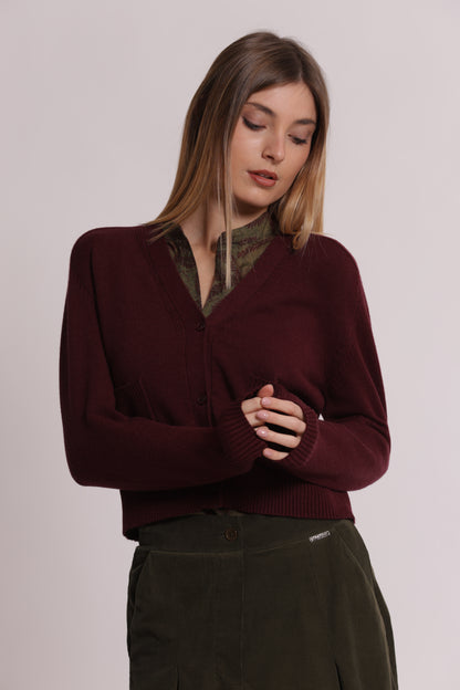 MAGLIA CARDIGAN CON TASCHE