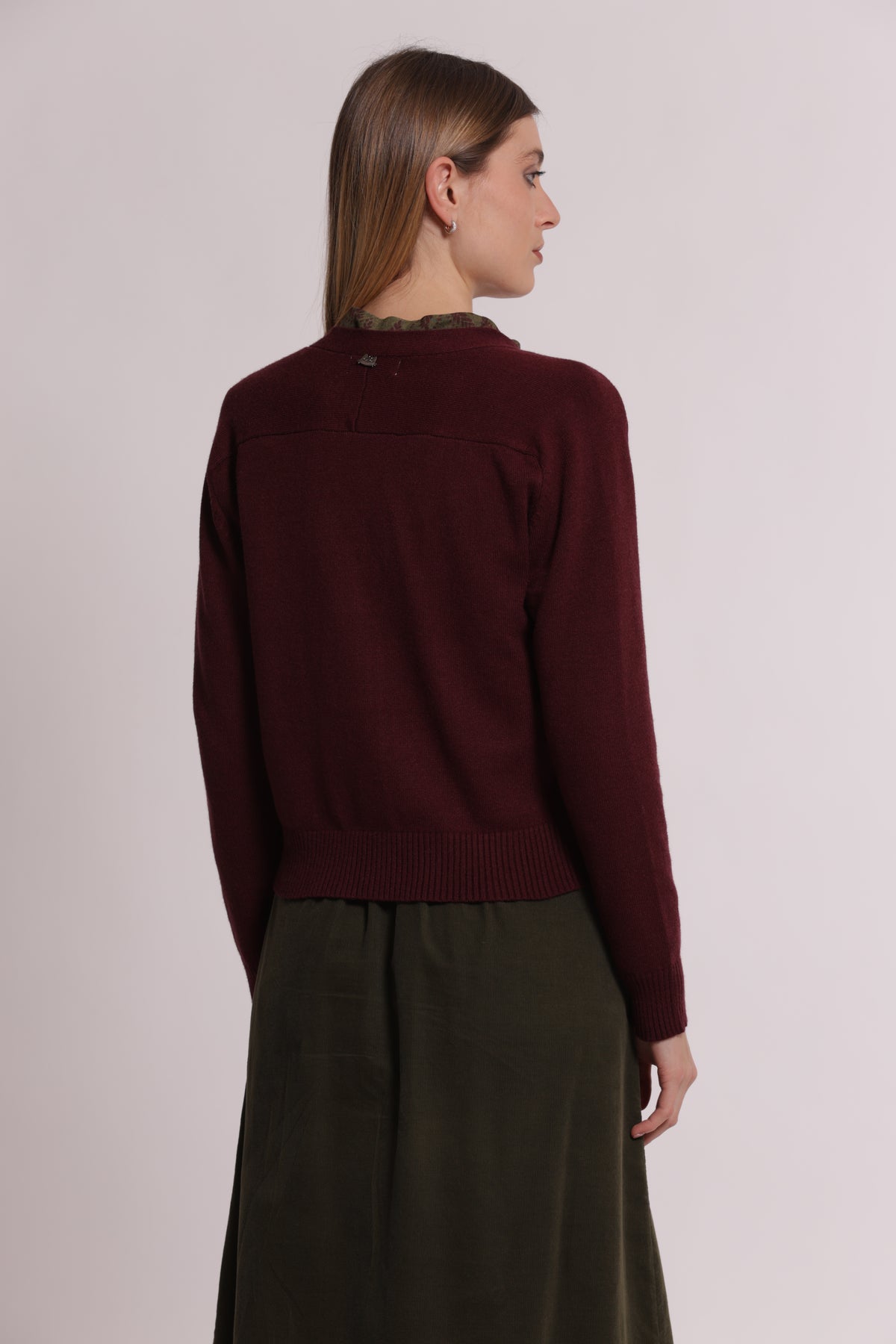 MAGLIA CARDIGAN CON TASCHE