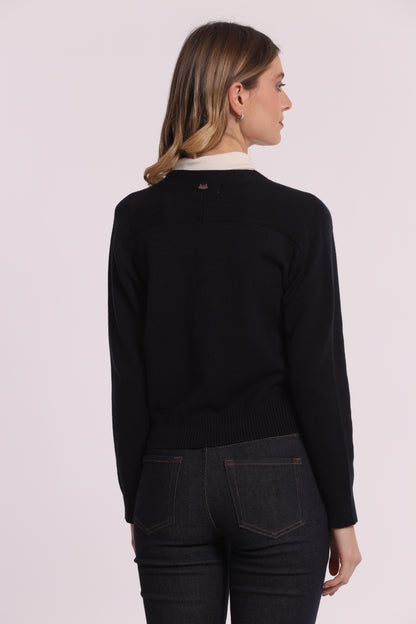 MAGLIA CARDIGAN CON TASCHE
