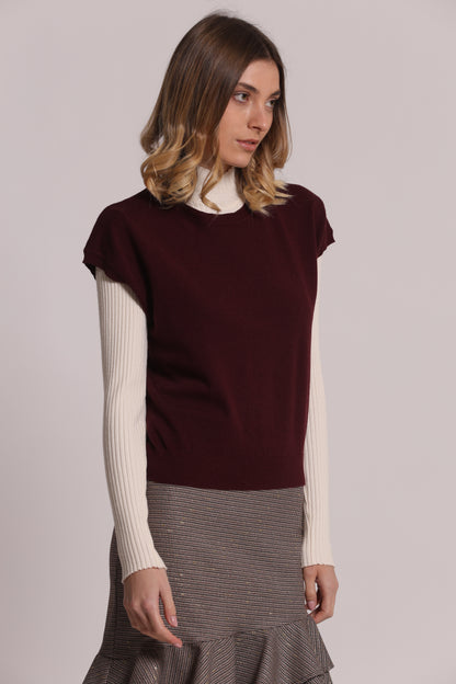 MAGLIA A MANICHE CORTE