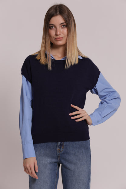 MAGLIA A MANICHE CORTE
