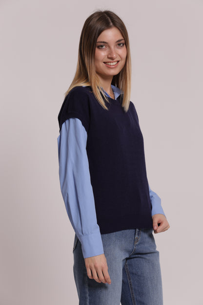 MAGLIA A MANICHE CORTE