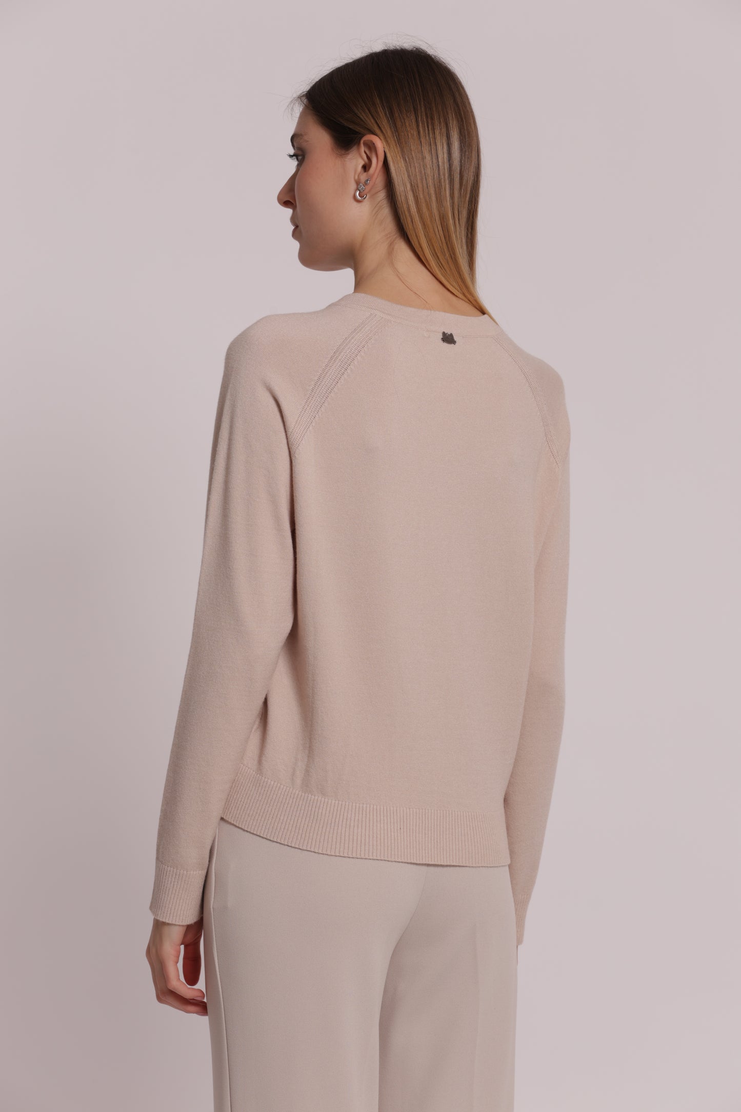MAGLIA CARDIGAN SCOLLO TONDO