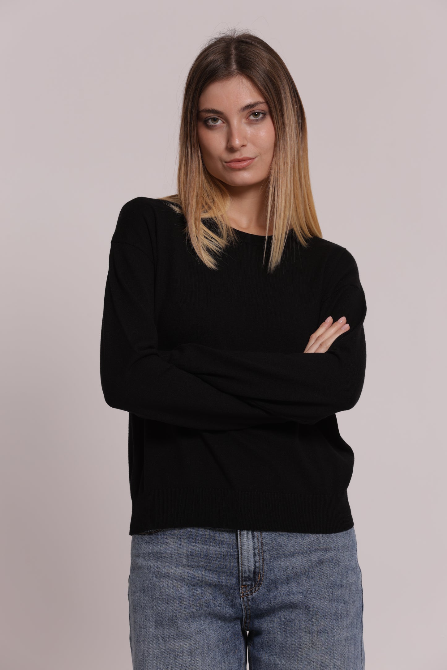 MAGLIA CON COLLO REMOVIBILE