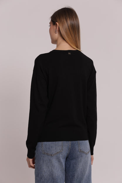 MAGLIA CON COLLO REMOVIBILE