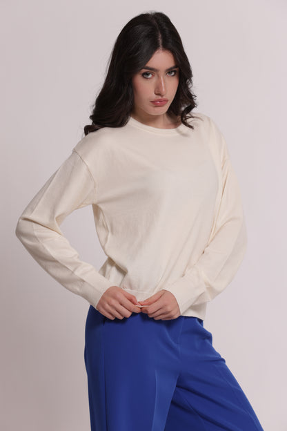 MAGLIA CON COLLO REMOVIBILE