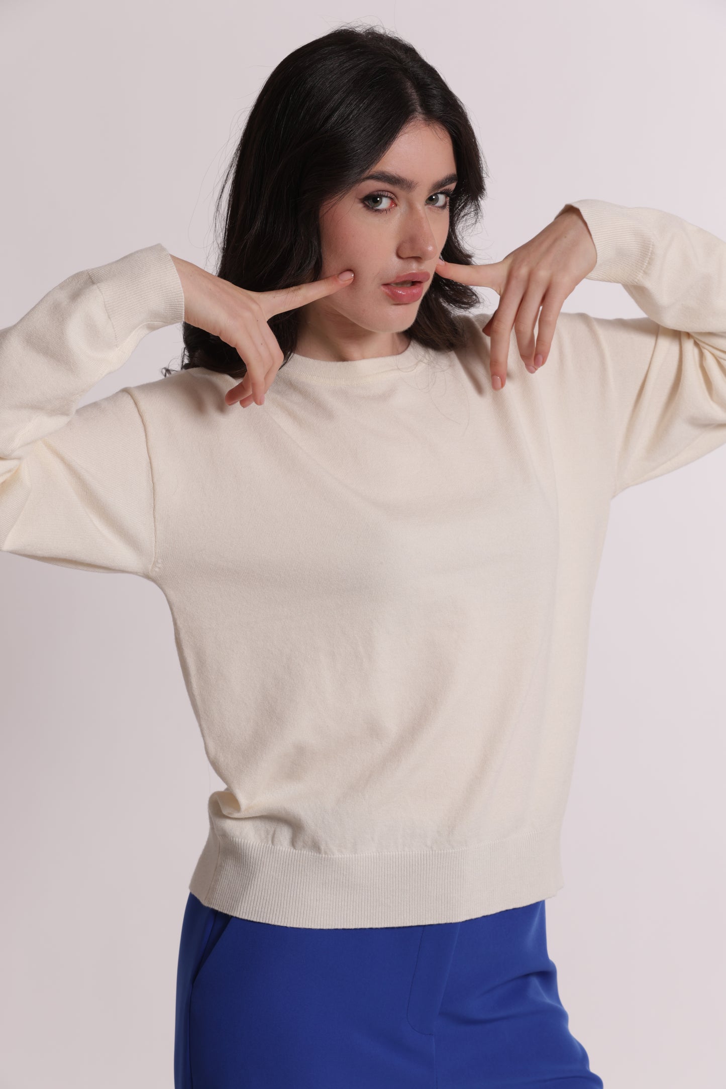 MAGLIA CON COLLO REMOVIBILE