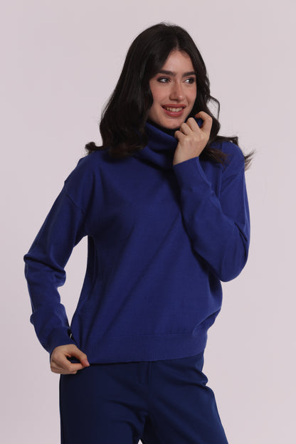 MAGLIA CON COLLO REMOVIBILE