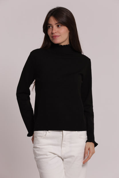 MAGLIA COLLO ALTO TRAMA POIS