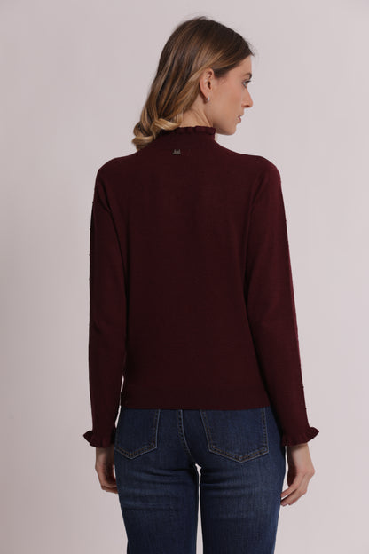 MAGLIA COLLO ALTO TRAMA POIS