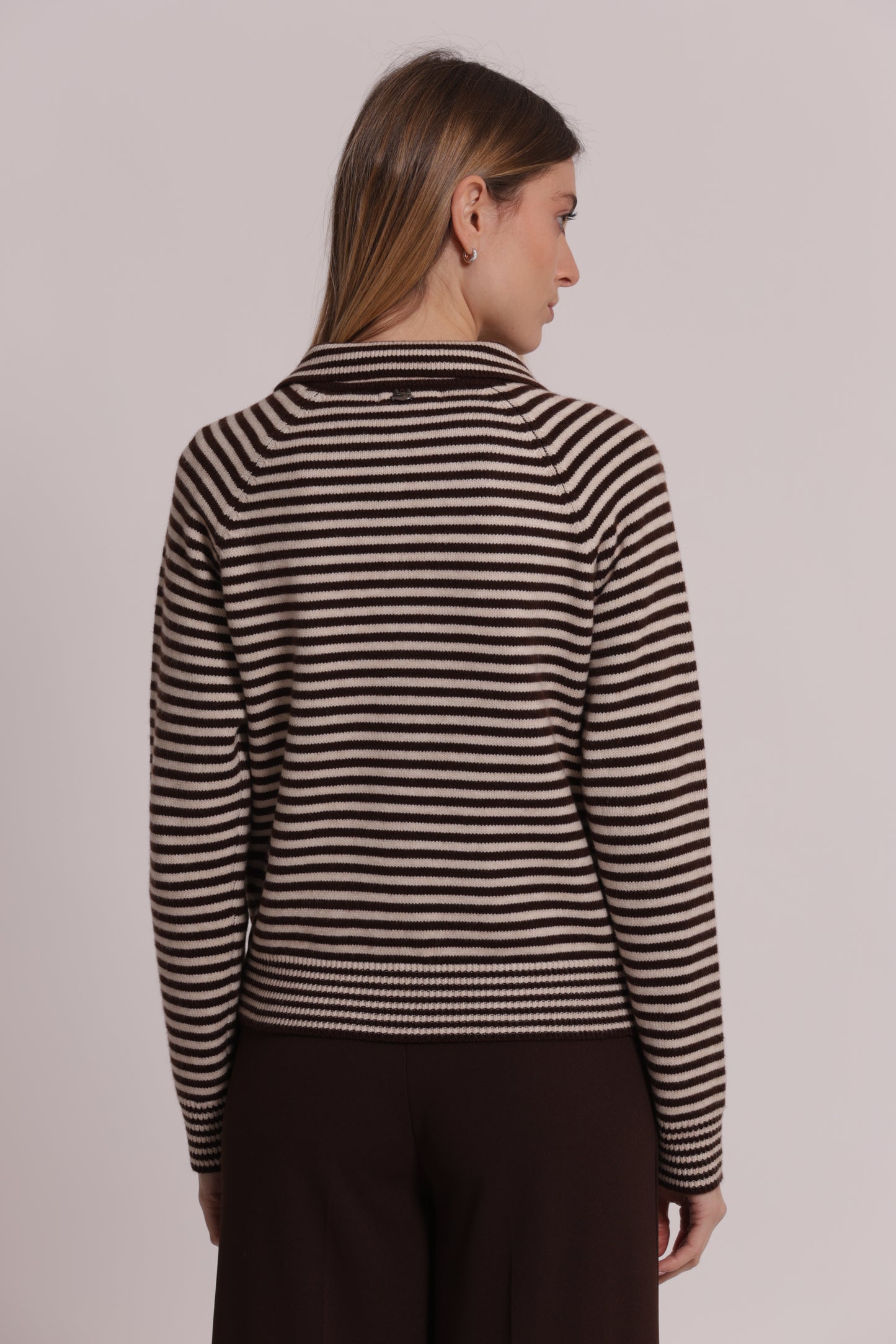 MAGLIA CARDIGAN A RIGHE