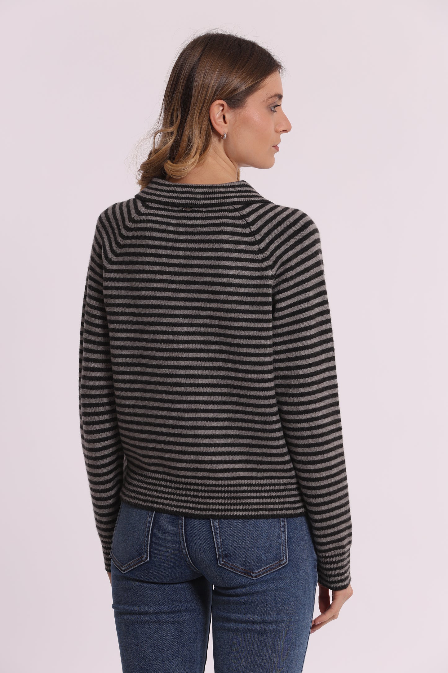 MAGLIA CARDIGAN A RIGHE